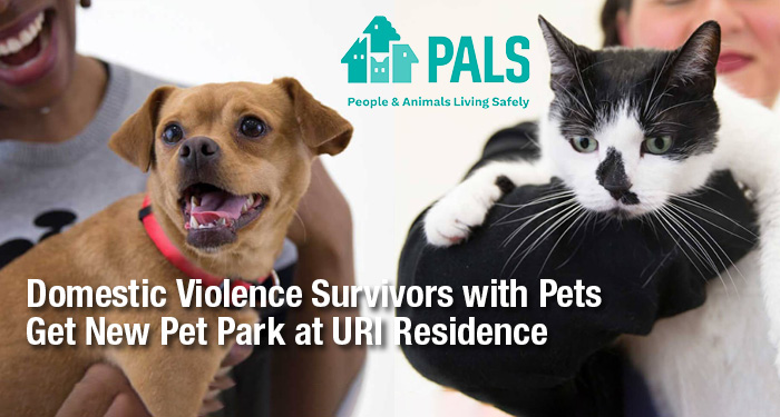 Domestic Violence Survivors with Pets Get New Pet Park at URI Residence