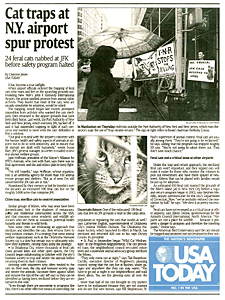 USA TODAY is one of the numerous publications that have reported on the JFK cats controversy.