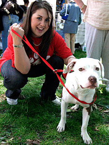 Volunteers are needed at adoption events to handle animals, promote pet adoptions, answer questions, and perform the other tasks that make each event successful.