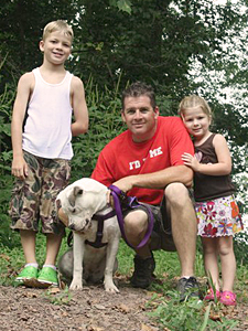 Maggie lost her home after moving from Georgia to New York, but found a great new family in Pennsylvania. (Photo by Jodi Specter)