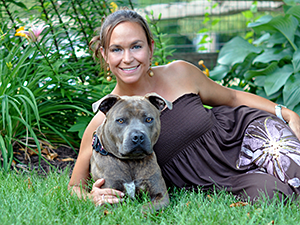 Kate has been providing temporary foster care for shelter dogs like Axl for over three years. (Photo Kate Kober)