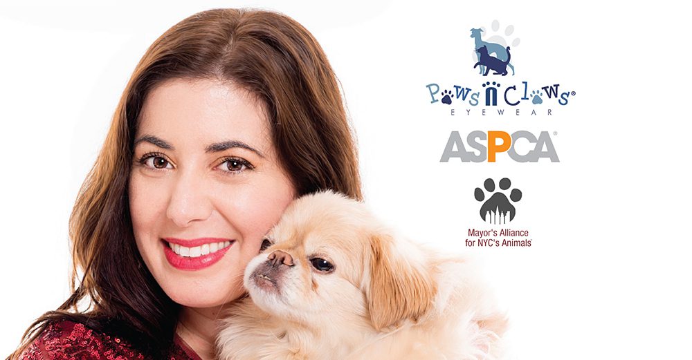 Alliance Spokesperson Stephanie Mattera has been named the new Brand Ambassador for Paws N Claws Eyewear. (Photo by Heidi Curran Photography)